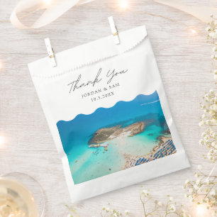 Cyprus Wedding Favour Protaras Thank You Photo Bags