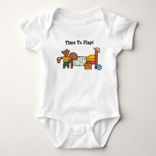 Cyril the Squirrel on Vacation Baby Bodysuit