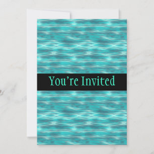 Cyrstal Blue Beach Water Invitation