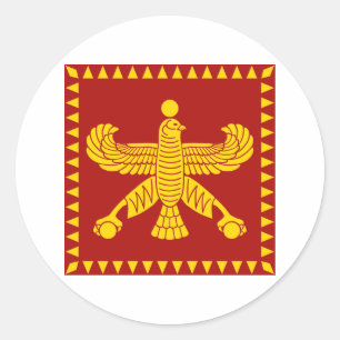 Cyrus the Great Standard Flag Classic Round Sticker