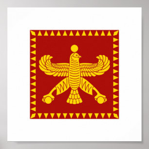 Cyrus the Great Standard Flag Poster