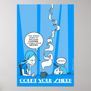 CYS-Coffee Comes From Heaven Poster