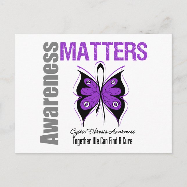 Cystic Fibrosis Awareness Matters Postcard (Front)