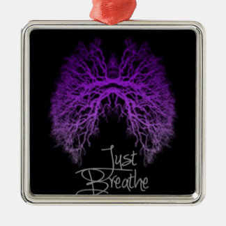 Cystic Fibrosis Awareness Metal Tree Decoration