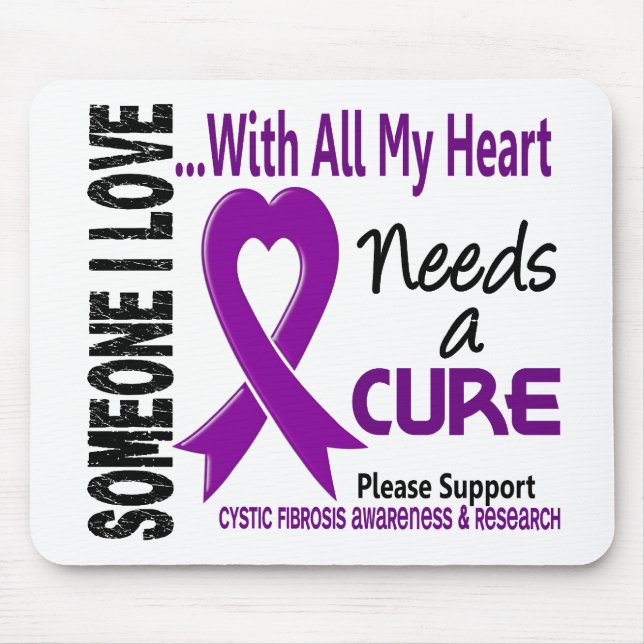Cystic Fibrosis Needs A Cure 3 Mouse Mat (Front)