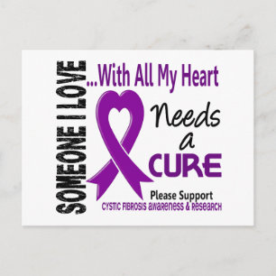 Cystic Fibrosis Needs A Cure 3 Postcard