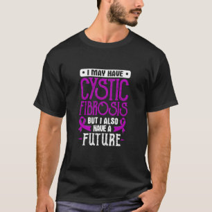 Cystic Fibrosis Purple Ribbon Awareness T-Shirt