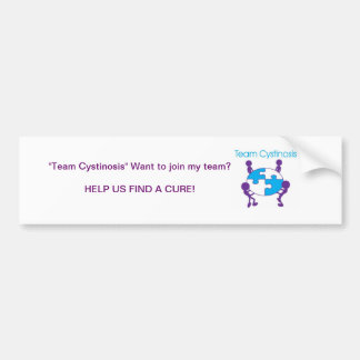 Cystinosis Bumper Sticker