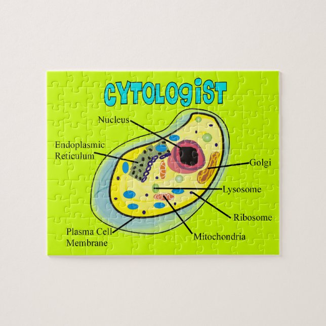 Cytologist Human Cell Puzzle (Horizontal)