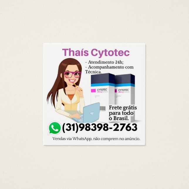Cytotec Misoprostol compra segura (Front)