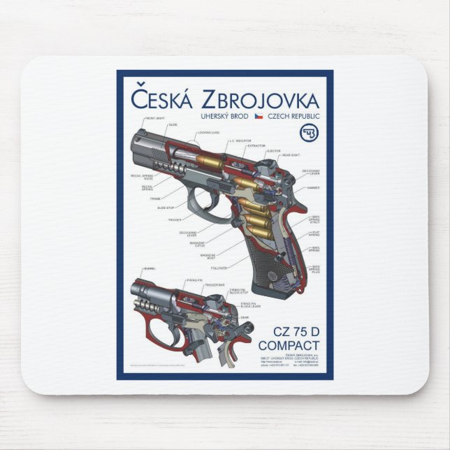 CZ 75 Compact Mouse Mat (Front)