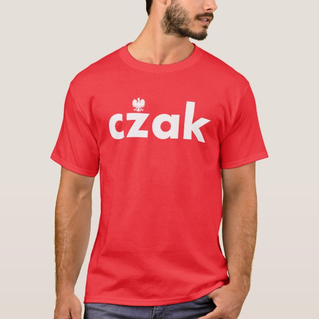 CZAK Polish Last Name Tshirt (Front)