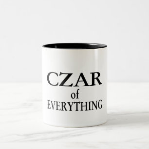 Czar of Everything Two-Tone Coffee Mug