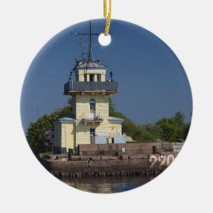 Czar Peter the Greats Naval fortress town Ceramic Tree Decoration