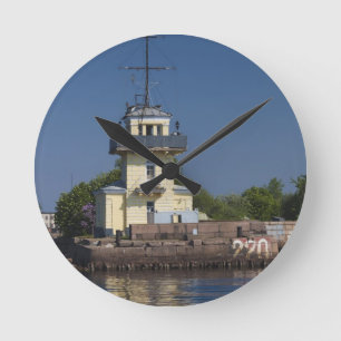 Czar Peter the Greats Naval fortress town Round Clock