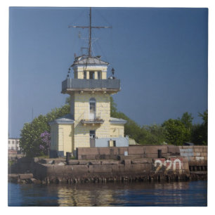 Czar Peter the Greats Naval fortress town Tile