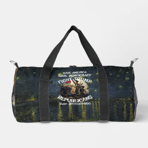 Czar Rue Liar Trump POTUS Patriotic MAGA Train WH Duffle Bag