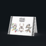 Czech Christmas Greeting Card<br><div class="desc">Love this different watercolor bird Christmas card.. (in Czech) language.. Enjoy.</div>