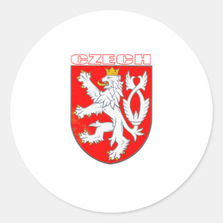 Czech Classic Round Sticker