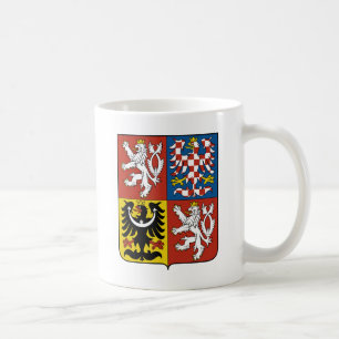czech emblem coffee mug