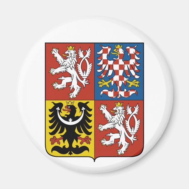 czech emblem magnet (Front)