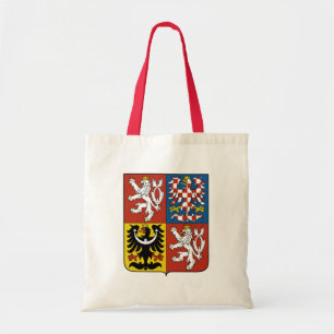 czech emblem tote bag