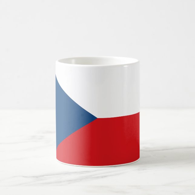 Czech Flag Coffee Mug (Center)