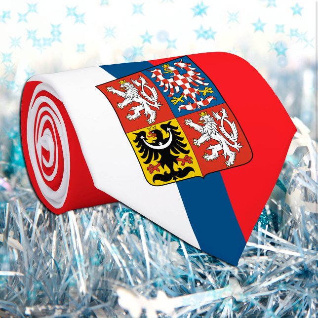 Czech Flag & Czech Republic, business /sports Tie (Creator Uploaded)