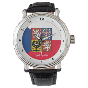 Czech Flag & Czech Republic fashion / Emblem Watch