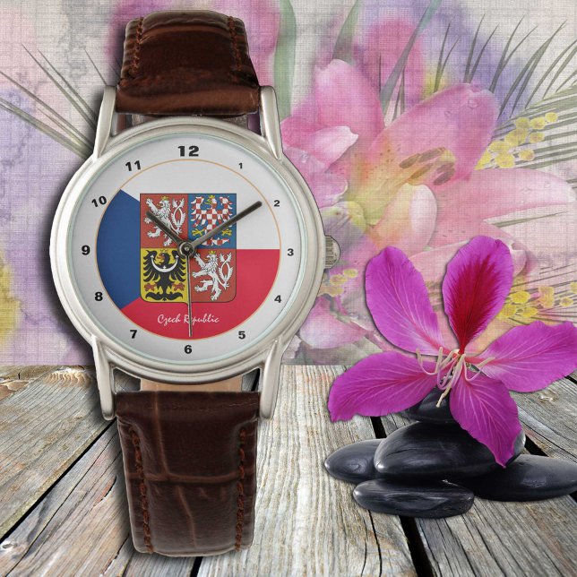Czech Flag & Czech Republic fashion / Emblem Watch (Creator Uploaded)
