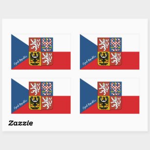 Czech flag& Czech Republic fashion stickers /sport