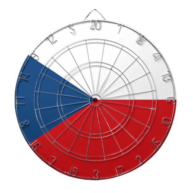 Czech Flag Dartboard (Front)