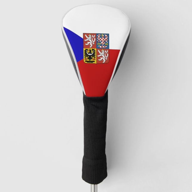 Czech flag golf head cover (Front)