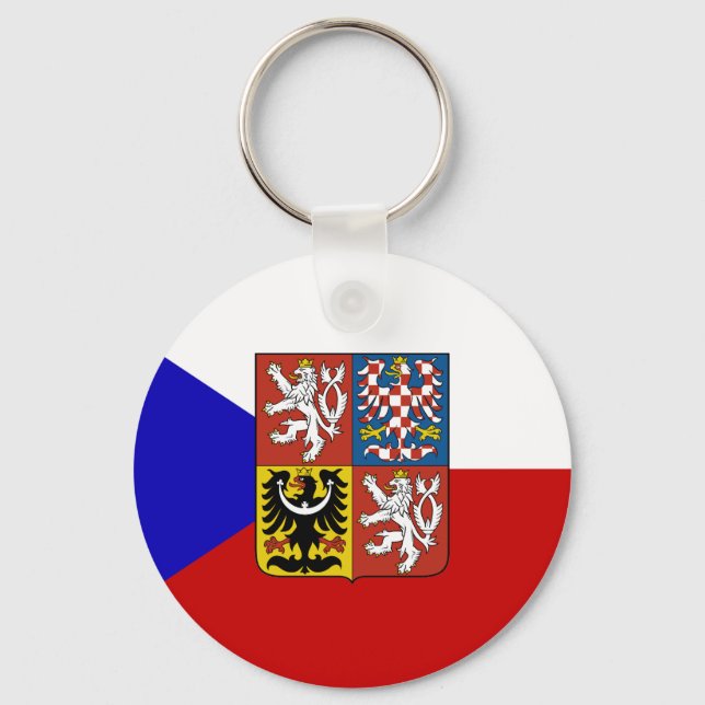 Czech flag key ring (Front)
