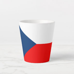 Czech flag latte mug