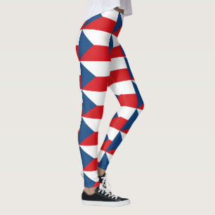 Czech flag leggings