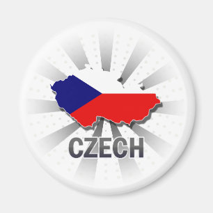 Czech Flag Map 2.0 Magnet