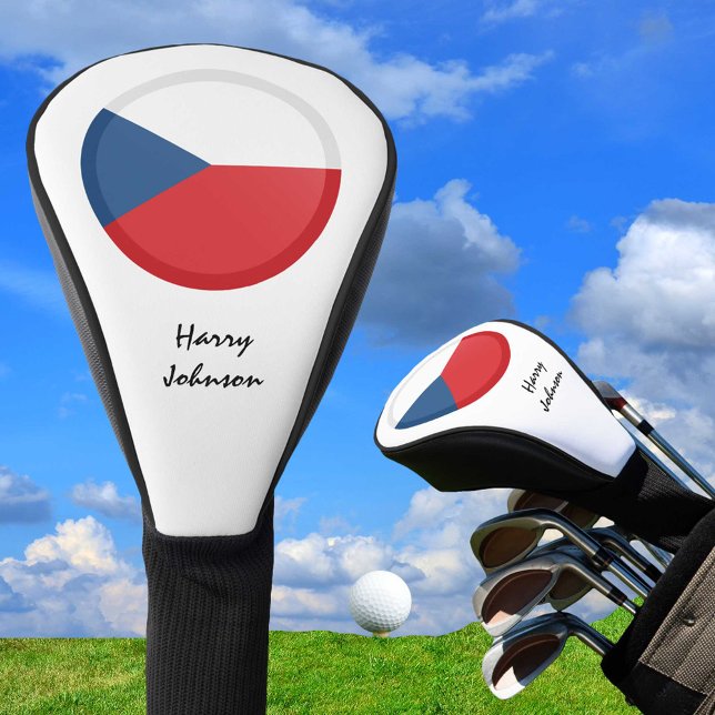 Czech Flag & Monogrammed Golf Clubs Covers Czechia (Creator Uploaded)