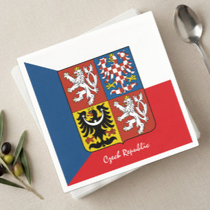 Czech flag Napkins, Czech Republic party / sports Napkin