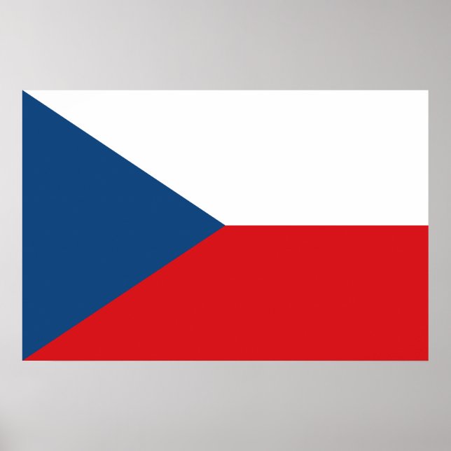 Czech Flag Poster (Front)
