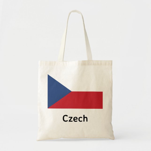 Czech Flag Tote Bag (Front)