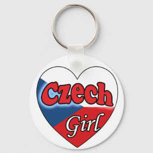 Czech Girl Key Ring
