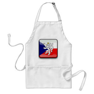 Czech glossy flag standard apron