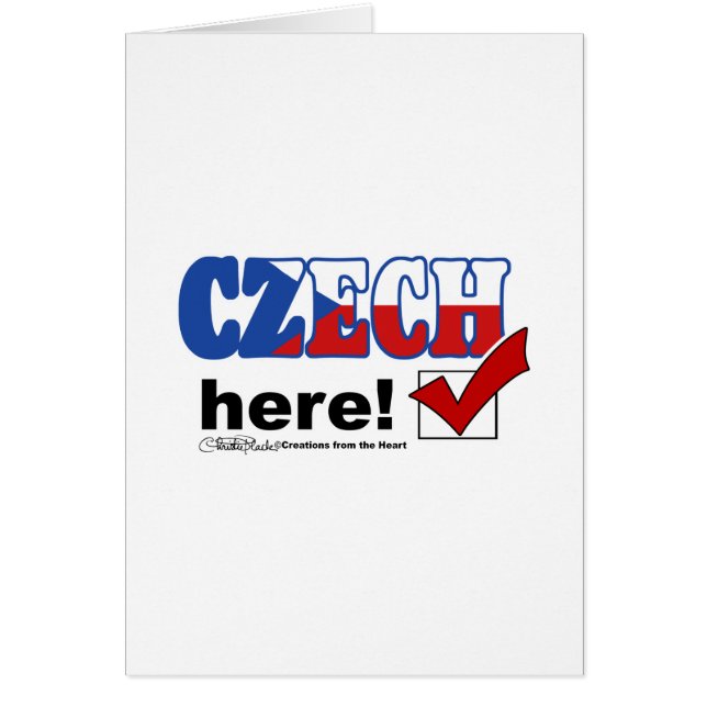 Czech Here (light) (Front)