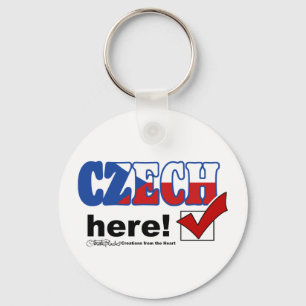 Czech Here (light) Key Ring