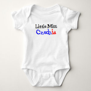 czech little miss baby bodysuit