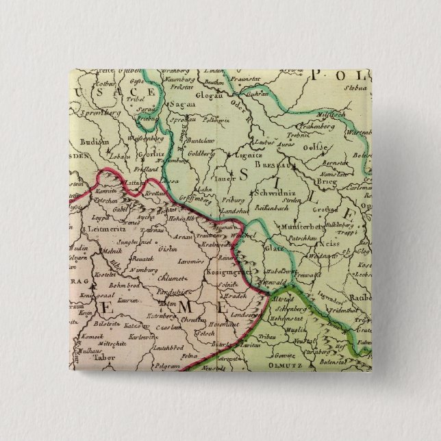 Czech Republic and Poland 15 Cm Square Badge (Front)