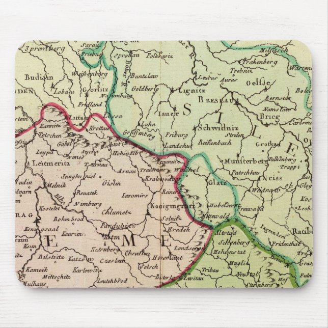 Czech Republic and Poland Mouse Mat (Front)