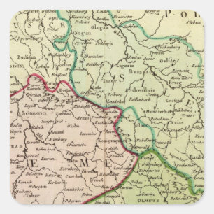 Czech Republic and Poland Square Sticker