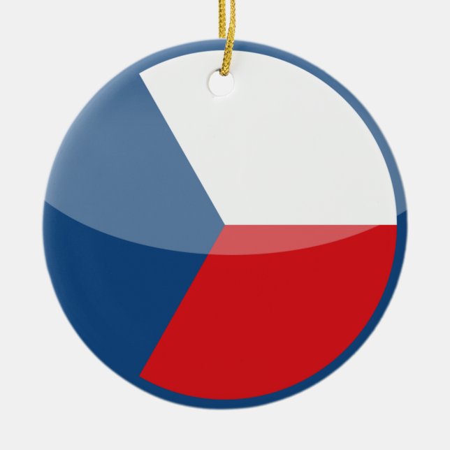 czech republic ceramic tree decoration (Front)